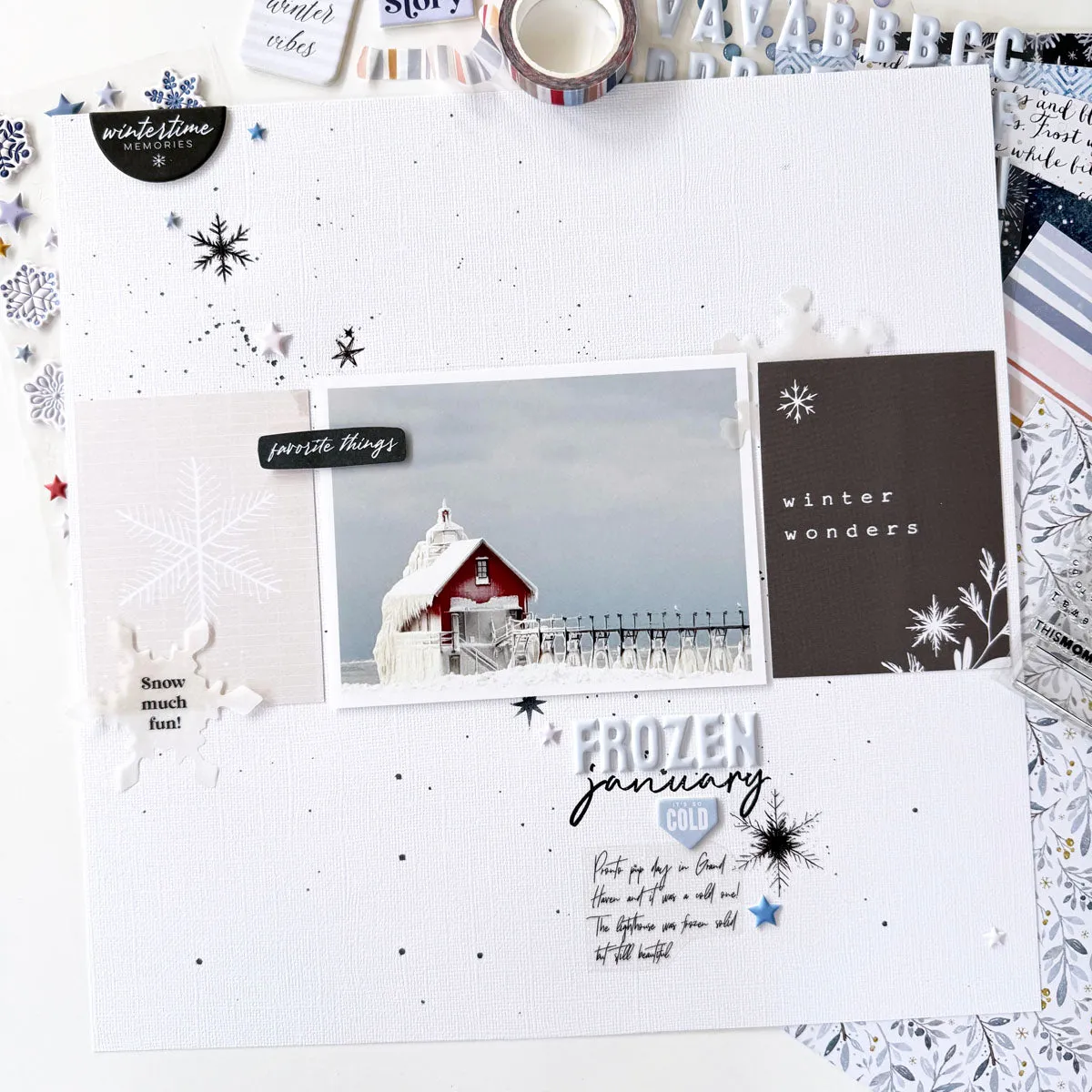 Scrapbooking Kit Subscription - Choose Your Add On - 1 month
