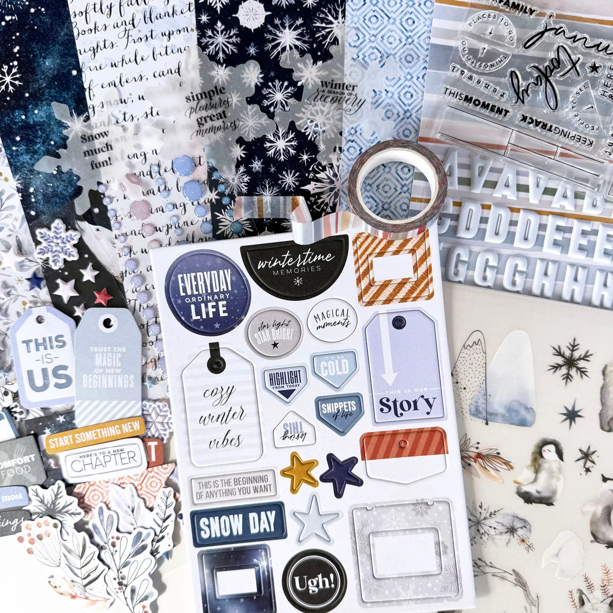 Scrapbooking Kit Subscription - Choose Your Add On - 1 month