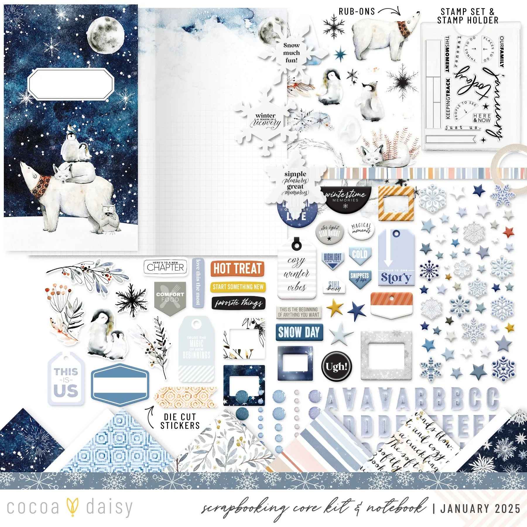 Scrapbooking Kit Subscription - Choose Your Add On - 1 month
