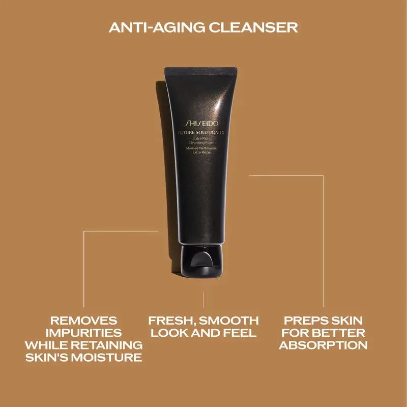SHISEIDO FUTURE SOLUTION LX Extra Rich Cleansing Foam 134g