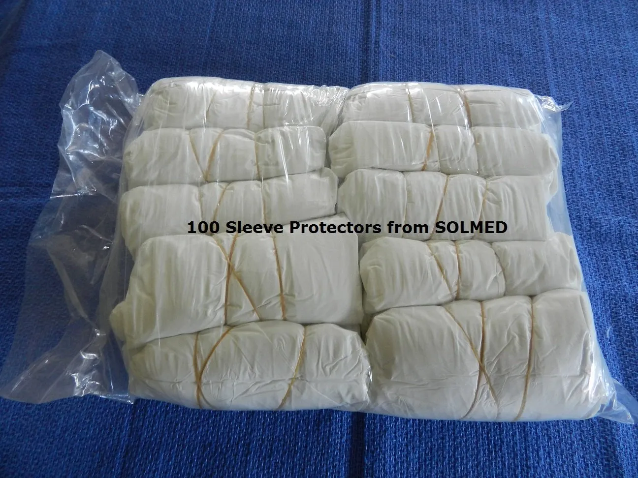 SLEEVE PROTECTORS WHITE X 100 POLYETHYLENE.
