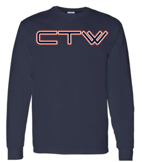 Traditional Design Long Sleeve Tee – Adult