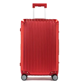 TREK Aluminum Suitcase Red