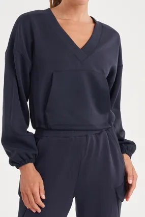 Ultraluxe V-Neck Pullover