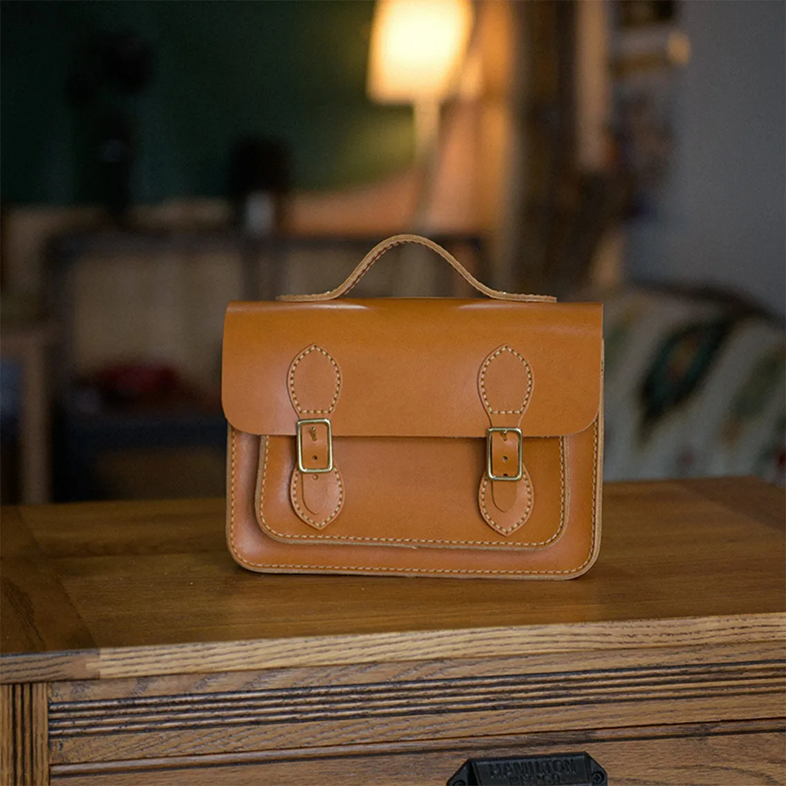 Vegetable Tanned Leather Satchel Crossbody Bag DIY Kits