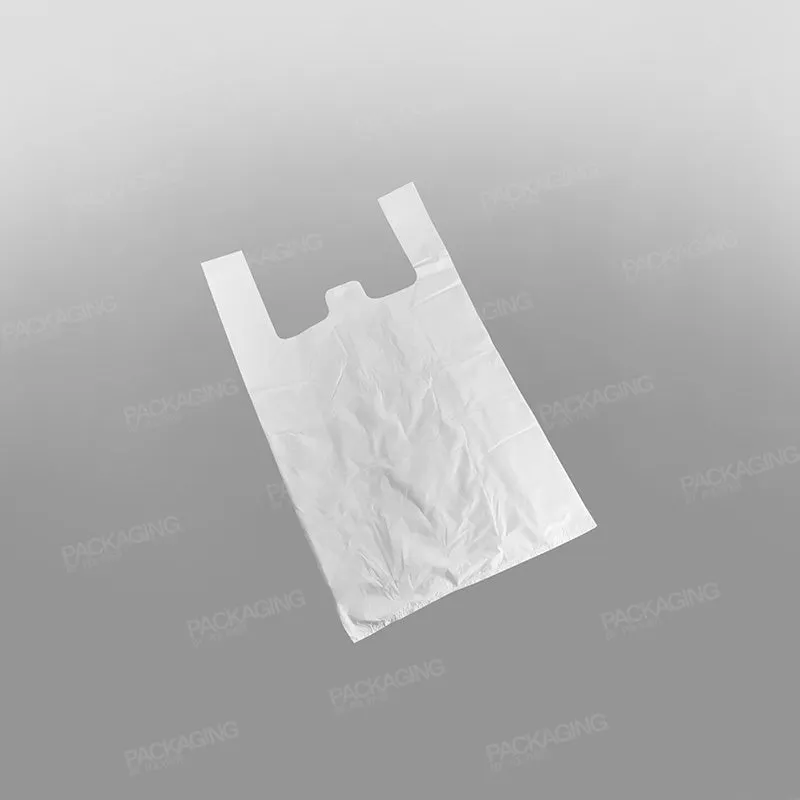 White Plastic Vest Carrier Bag