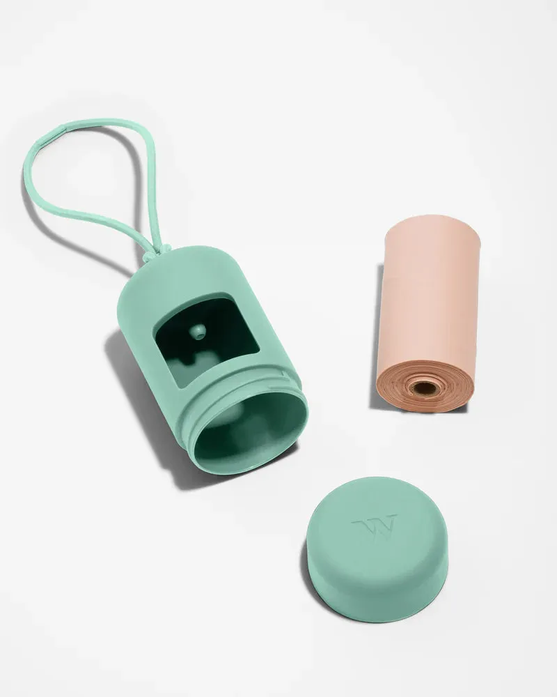 Wild One - Poop Bag Carrier Seafoam